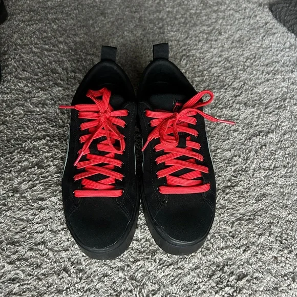 Puma Dua Lipa Suede Platform Sneakers - Picture 4 of 6